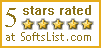 Softlist 5 Star Award